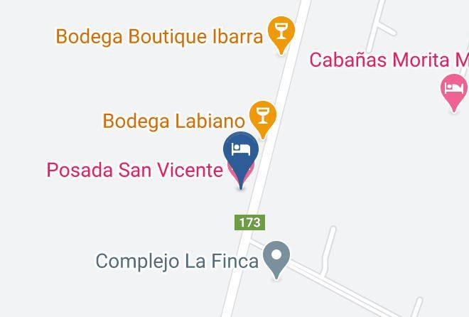 San Rafael - Posada San Vicente Maps