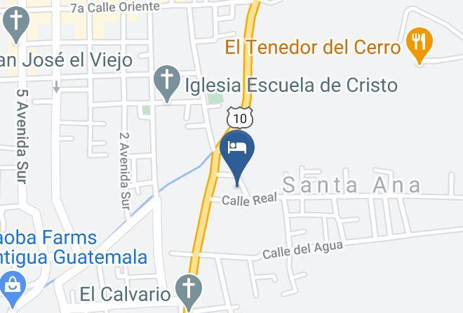 Antigua Guatemala - Posada Santa Ana Maps