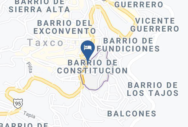 Taxco De Alarcon - Posada Santa Anita Maps