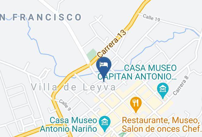 Villa De Leyva - Posada Santa Catalina Maps