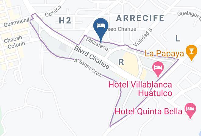 Santa Maria Huatulco - Posada Santa Clara Maps