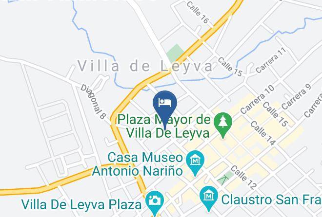 Villa De Leyva - Posada Santa Ines Maps
