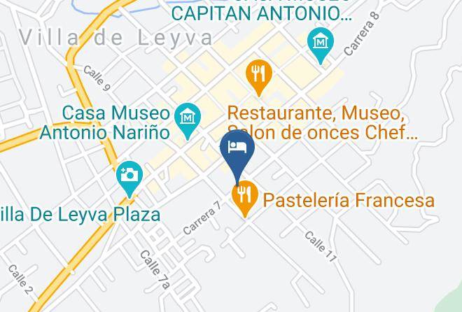 Villa De Leyva - Posada Santa Lucia De Cucaita Maps