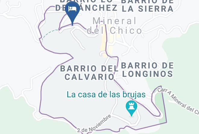 Mineral Del Chico - Posada Santa Maria Maps