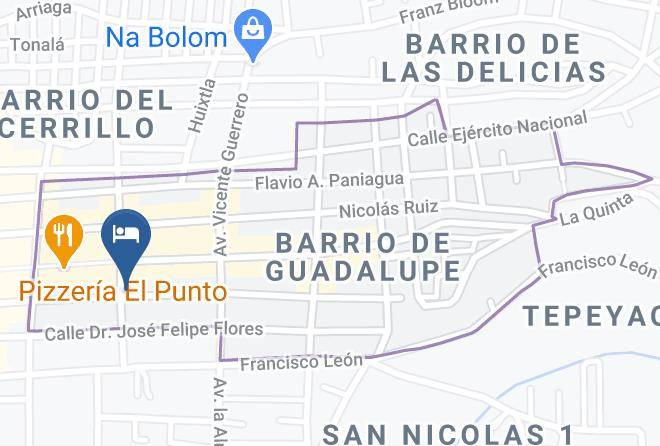 San Cristobal De Las Casas - Posada Santa Maps