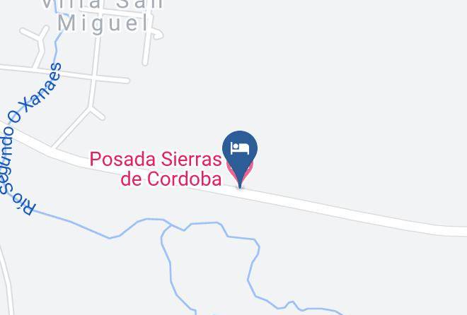 Calamuchita Department - Posada Sierras De Cordoba Maps