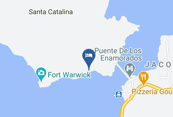 Santa Catalina - Posada Sunshine Paradise Maps