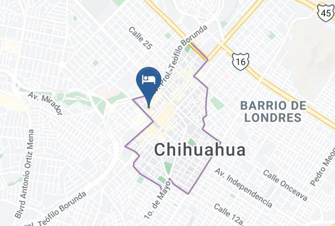 Chihuahua City Center - Posada Tierra Blanca Maps
