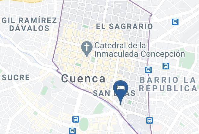 Cuenca - Posada Todos Santos Maps