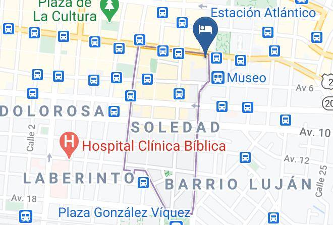 San Jose - Hotel Trianon Maps