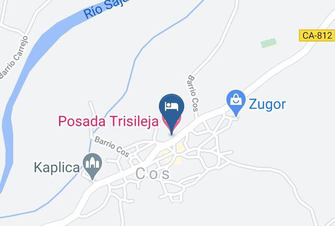Cabezon De La Sal - Posada Trisileja Maps