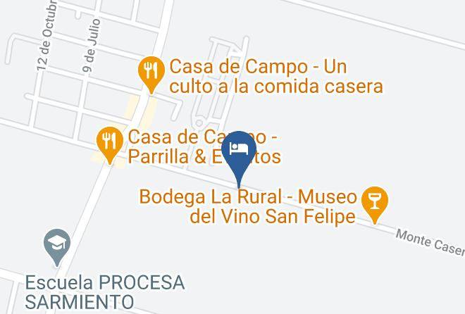 Maipu - Posada Verde Oliva Maps