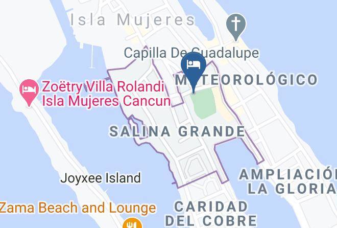 Isla Mujeres - Posada Y Del Mar Maps