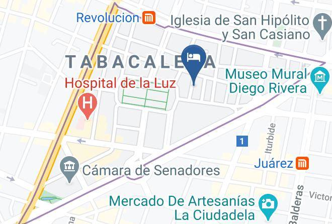 Cuauhtemoc - Posada Y Hotel Alcazar Maps