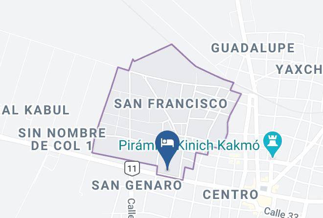 Izamal - Posada Yaax Ich Maps