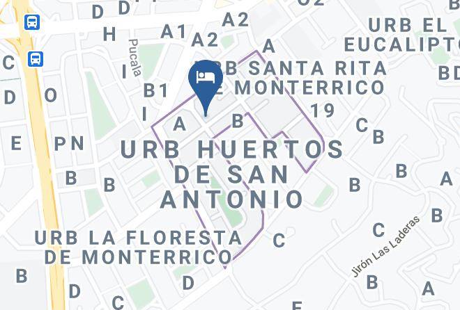 Santiago De Surco - Posadabella Maps