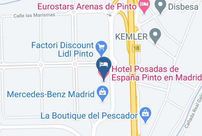 Madrid - Hotel Posadas De Espana Pinto En Madrid Maps
