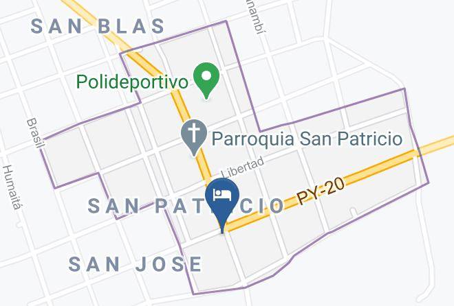 Paso De Patria - Posadas Lo De Manuel Paso De Patria Neembucu Maps