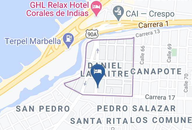Cartagena De Indias - Posasa Barrios Mar Maps