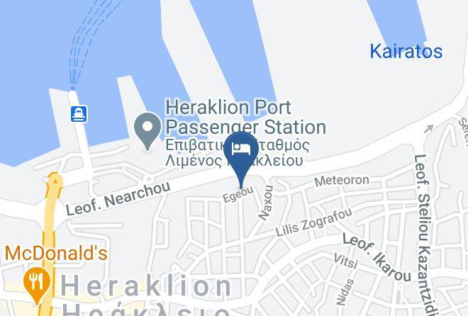 Iraklion - Poseidon Hotel Maps