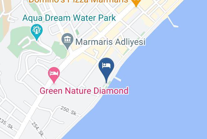 Marmaris - Poseidon Hotel Maps