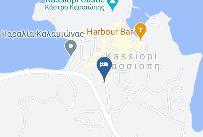 Kerkira - Poseidon Hotel Trident Bar & Coffee Lounge Maps