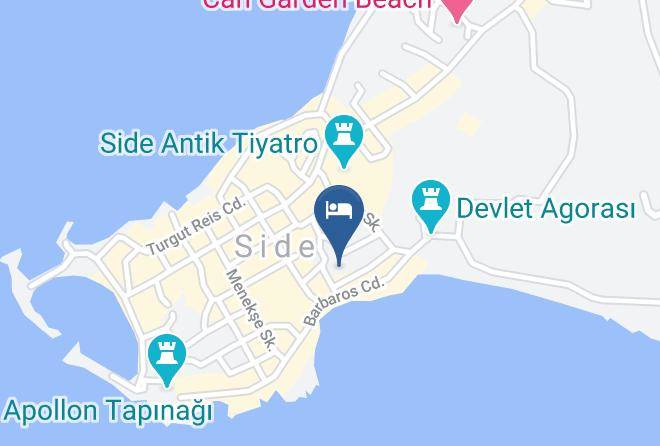 Manavgat - Poseidonhotel Maps