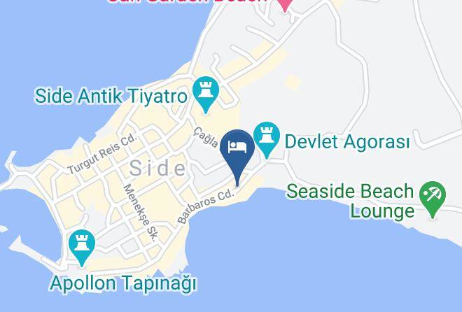 Manavgat - Poseidonhotelside Maps