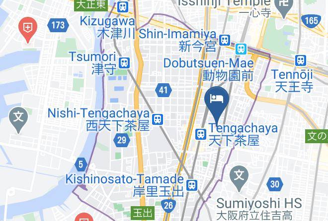 Osaka City Nishinari Ward - Poshtel Osaka240 240 Maps