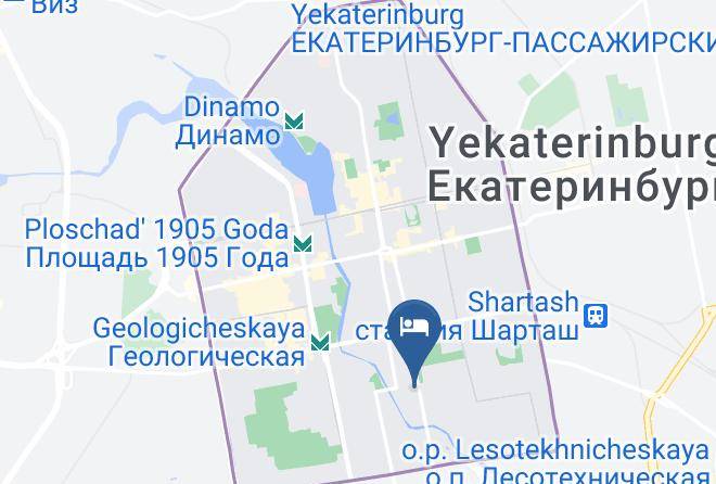 Yekaterinburg - Poshtel Vdali Maps