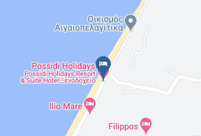 Possidi Holidays Resort & Suite Hotel Map