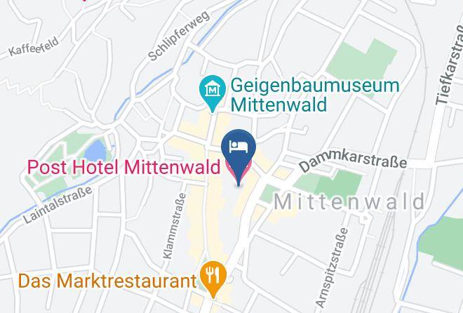 Garmisch Partenkirchen - Post Hotel Mittenwald Maps