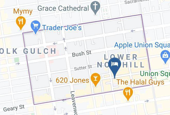San Francisco - Post Hotel Maps