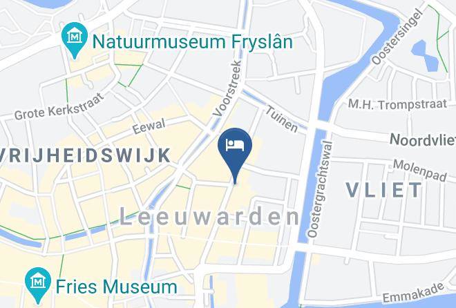 Leeuwarden - Post Plaza Hotel & Grand Cafe Maps