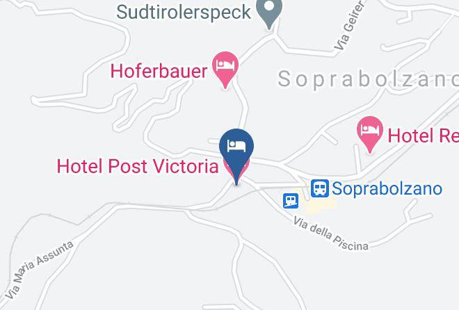 Bolzano - Hotel Post Victoria Maps