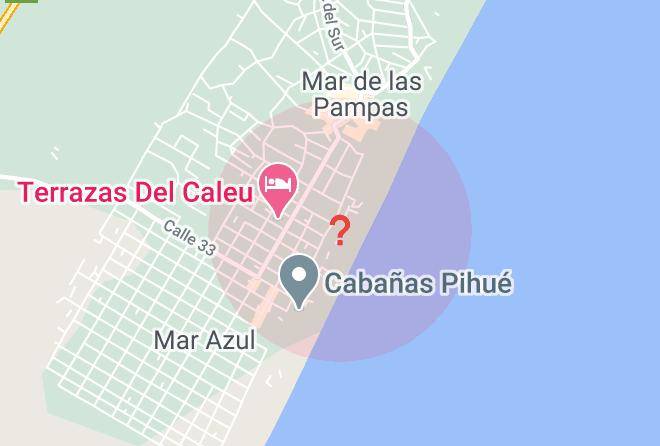 Villa Gesell - Posta De Los Mares Maps