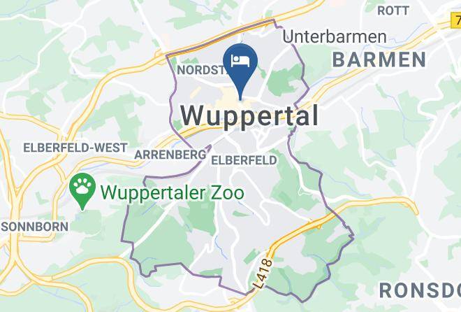 Wuppertal - Postboutique Hotel Wuppertal Maps