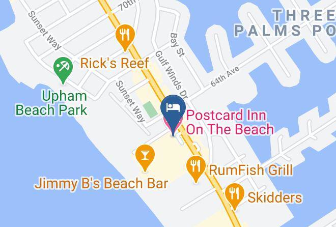 Pinellas - Postcard Inn On The Beach Maps
