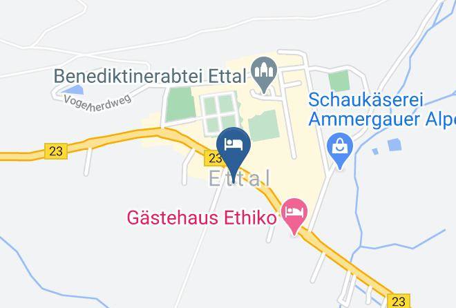 Garmisch Partenkirchen - Posthotel Ettal Maps