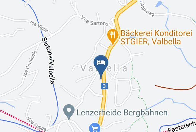 Albula - Posthotel Valbella Maps