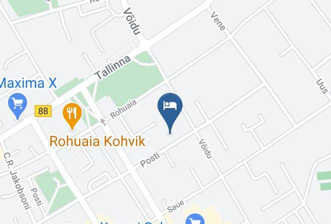 Rakvere Linn - Posti Kulalistemaja Maps