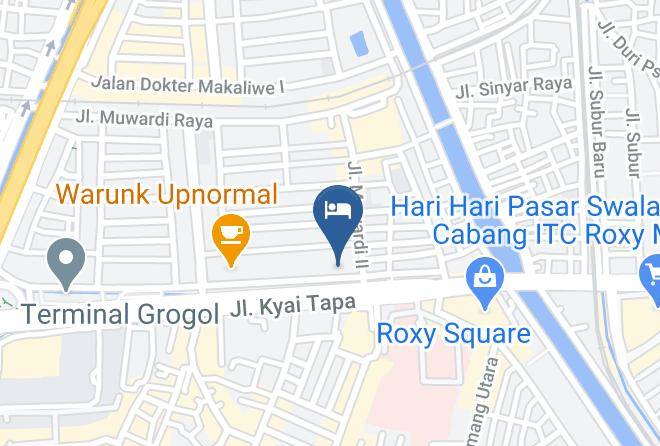 West Jakarta - Posto Dormire Hotel Maps
