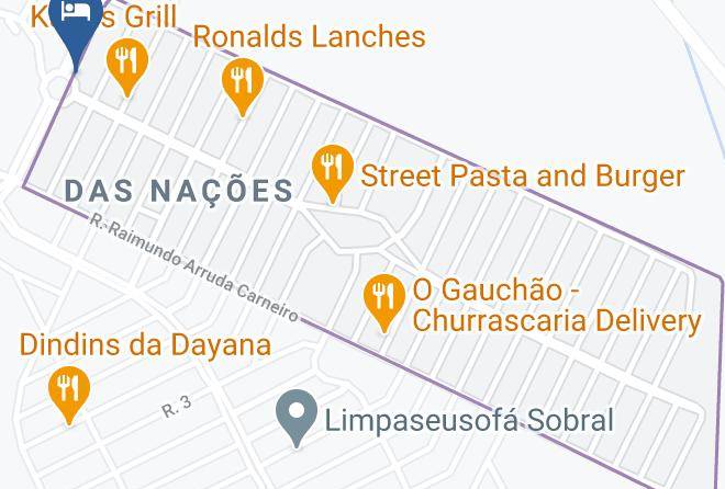 Sobral - Posto E Pousada Carnaubas Maps