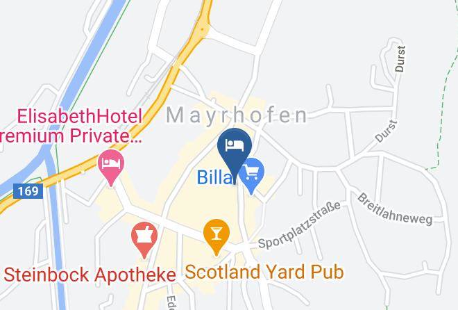 Schwaz - Postresidenz Mayrhofen Maps