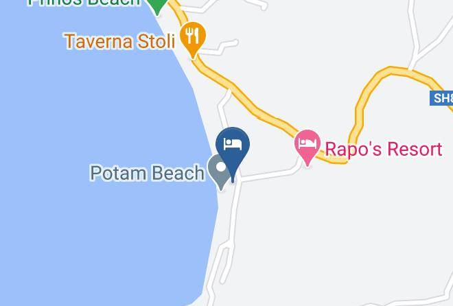 Himara - Potami Beach Hotel Maps