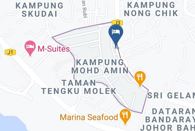 Johor Bahru - Potpourri Boutique Hotel Maps
