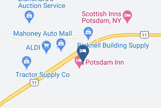 St Lawrence - Potsdam Inn Maps