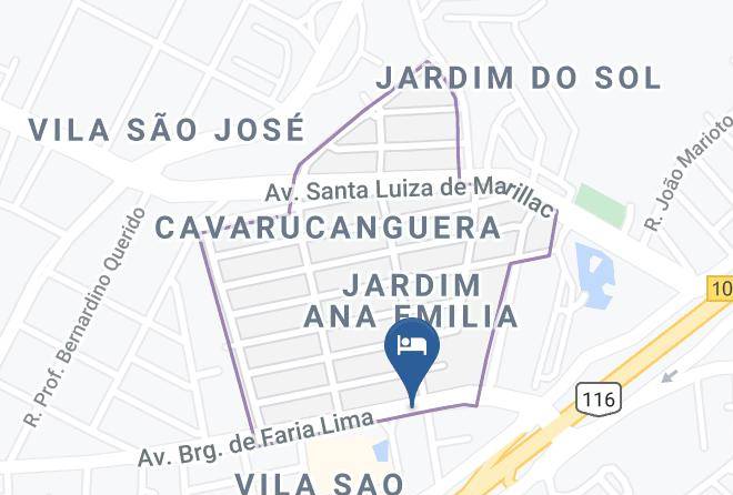 Taubate - Poupahotel Hospedagens Economicas Maps