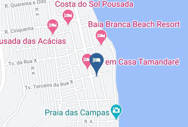 Tamandare - Pousada 100 Passos Maps
