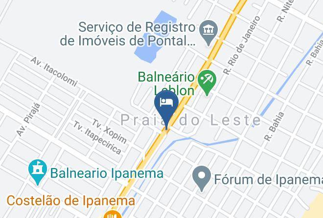 Pontal Do Parana - Pousada 12 Ilhas Maps